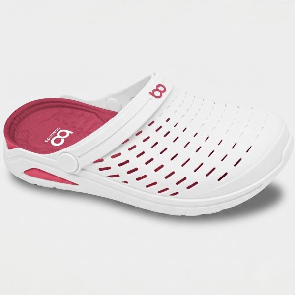 Babuche Boaonda Kin Feminino - Branco e Rosa