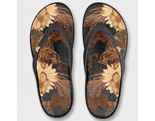 Chinelo Ortopédico Boaonda Lily Feminino - Preto e Marrom