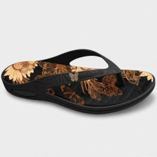 Chinelo Ortopédico Boaonda Lilly Feminino - Preto e Marrom