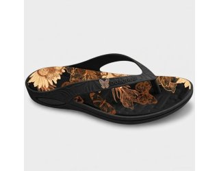 Chinelo Ortopédico Boaonda Lily Feminino - Preto e Marrom