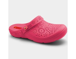 Babuche Boaonda Nellie Feminino - Rosa e Vermelho Babuche Boaonda Nellie Feminino - Rosa e Vermelho