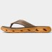 Chinelo Boaonda Pulse Masculino - Marrom Claro e Laranja
