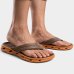 Chinelo Boaonda Pulse Masculino - Marrom Claro e Laranja