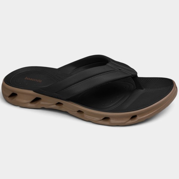 Chinelo Boaonda Pulse Masculino - Preto e Marrom
