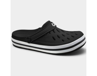 Babuche Boaonda Star Feminino - Preto e Branco Babuche Boaonda Star Feminino - Preto e Branco