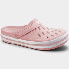 Babuche Boaonda Star Feminino - Rosa e Branco