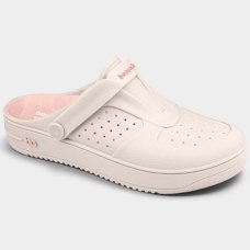 Babuche Boaonda Urban Feminino - Off White e Rosa