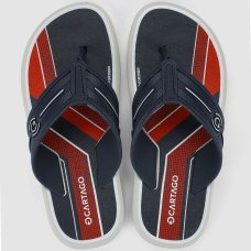 Chinelo Cartago Palermo II Masculino - Marinho e Vermelho Chinelo Cartago Palermo II Masculino - Marinho e Vermelho
