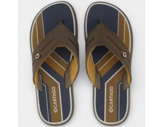 Chinelo Cartago Palermo II Masculino - Marrom Chinelo Cartago Palermo II Masculino - Marrom