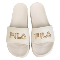 Chinelo Fila Drifter Basic Feminino - Bege e Dourado Chinelo Fila Drifter Basic Feminino - Bege e Dourado