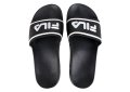 Chinelo Slide Fila Drifter Stripes Masculino - Preto e Prata