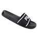 Chinelo Slide Fila Drifter Stripes Masculino - Preto e Prata