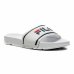Chinelo Slide Fila Drifter Stripes Masculino - Branco e Marinho