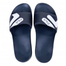 Chinelo Slide Fila F-Beach Masculino - Marinho e Branco