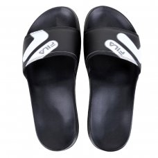 Chinelo Slide Fila F-Beach Masculino - Preto e Branco