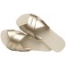 Rasteira Havaianas Aqua Metálica Feminina - Bege