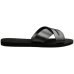 Rasteira Havaianas Aqua Metálica Feminina - Preto
