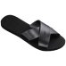 Rasteira Havaianas Aqua Metálica Feminina - Preto