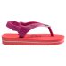 Chinelo Havaianas Baby Brasil Logo Menina - Coral e Roxo
