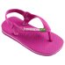 Chinelo Havaianas Baby Brasil Logo Menina - Rosa