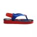 Chinelo Havaianas Infantil Baby Marvel - Azul e Vermelho