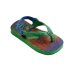 Chinelo Havaianas Infantil Baby Marvel - Verde e Azul