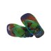 Chinelo Havaianas Infantil Baby Marvel - Verde e Azul