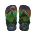 Chinelo Havaianas Infantil Baby Marvel - Verde e Azul