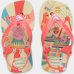 Chinelo Havaianas Baby Peppa Pig Menina - Bege e Rosa