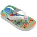 Chinelo Havaianas Baby Peppa Pig Menino - Verde e Branco