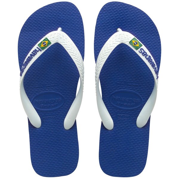 Chinelo Havaianas Brasil Logo - Azul