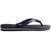 Chinelo Havaianas Brasil Logo - Marinho