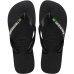 Chinelo Havaianas Brasil Logo - Preto