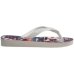 Chinelo Infantil Havaianas Kids Cars - Branco e Vermelho
