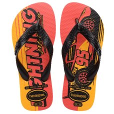 Chinelo Infantil Havaianas Kids Cars - Preto e Amarelo