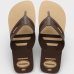 Chinelo Havaianas City Basic Fc Masculino - Bege e Marrom
