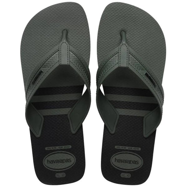 Chinelo Havaianas City Basic Fc Masculino - Verde e Preto