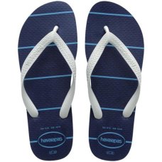 Chinelo Havaianas Color Essential Masculino - Marinho e Branco