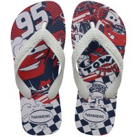 Chinelo Infantil Havaianas Disney Carros - Azul e Vermelho