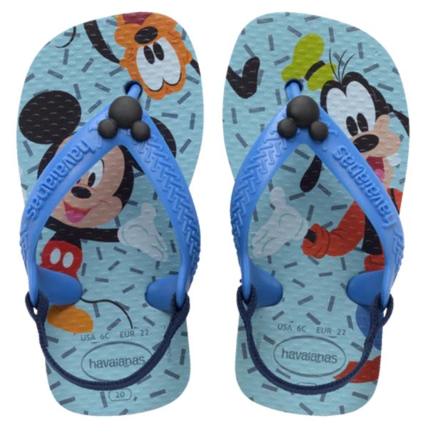 Chinelo Infantil Havaianas Baby Disney Classics - Azul