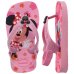 Chinelo Infantil Havaianas Baby Disney Classics - Rosa e Preto