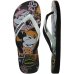 Chinelo Havaianas Disney Stylish Masculino - Preto e Branco