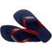 Chinelo Havaianas Dual Masculino - Marinho e Vermelho