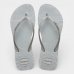 Chinelo Havaianas Slim Glitter Edge Feminino - Prata