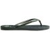 Chinelo Havaianas Slim Glitter Edge Feminino - Verde Oliva
