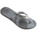 Chinelo Havaianas Elegance Print Metalizado Feminino - Cinza