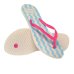 Chinelo Havaianas Fantasia II Feminino - Bege e Azul