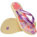 Chinelo Infantil Havaianas Flores Kids - Roxo