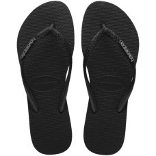 Chinelo Havaianas Slim Glitter II Feminino - Preto