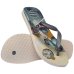 Chinelo Havaianas Harry Potter Fc - Bege e cinza